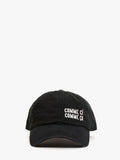 Baseball Hat in Black Comme Ci Comme Ca