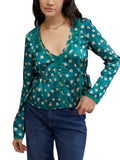 FP Field of Roses Blouse in Green Combo