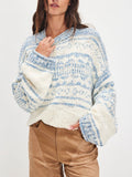 Dani Pattern Sweater in Cloud Combo