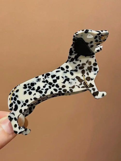 Dog Clip in Off White