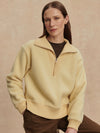 Jaylin Half Zip Fleece in Reed Yellow