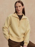 Jaylin Half Zip Fleece in Reed Yellow