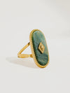 Dakota Stone Ring in Green