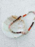 Stone Beaded Necklace in Earthy