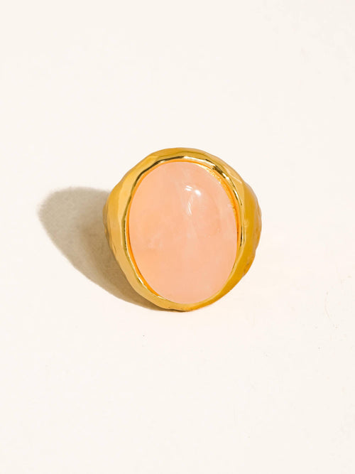 Lula Vintage Stone Ring in Rose