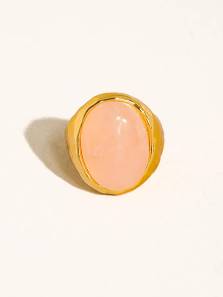 Lula Vintage Stone Ring in Rose