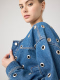 Silver Dreams Jacket in Blue Denim