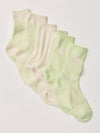 Nordic Knit Sock Pack in Lime Cream
