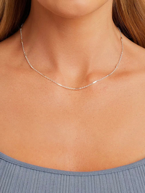 Tatum Necklace in Silver