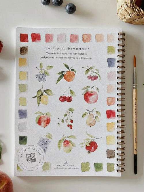 Fruit Watercolor Workbook