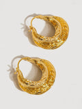 Winfred Swirl Hoop Earring