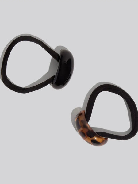 Black & Tort Cloud Cuffs Small