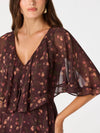 Lilah Dress in Eggplant Floral