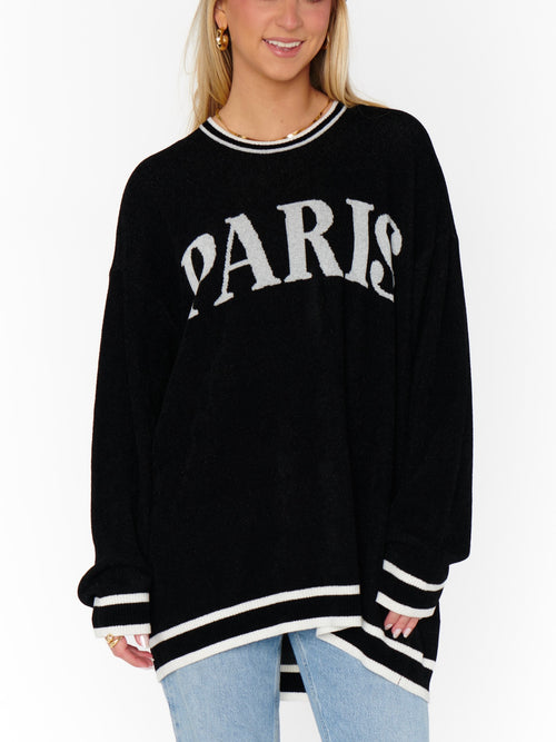 Adventure Sweater in Paris Graphic Knit