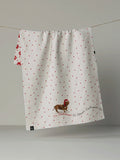 Dachshund Dash Luxe Kitchen Towel