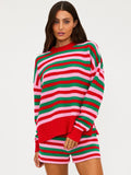 Callie Sweater in Ruby Stripe