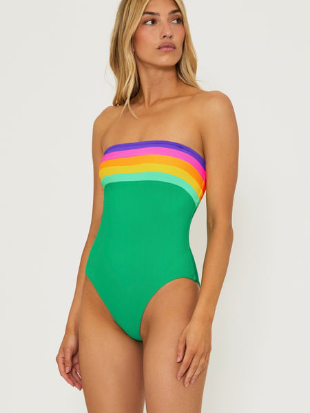 Jessa One Piece in Technicolor Colorblock