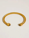 Vail Braided Bangle in Brown