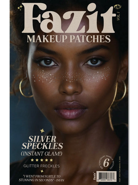 Silver Stardust Speckles Makeup Patch 6 Pack