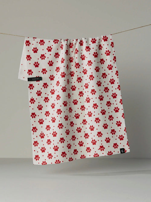 Dachshund Dash Luxe Kitchen Towel