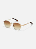 Born Ready Sunnies in Gold & Sepia