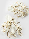 White Coral Earrings