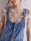 Edie Denim Skirtall in Nimbus