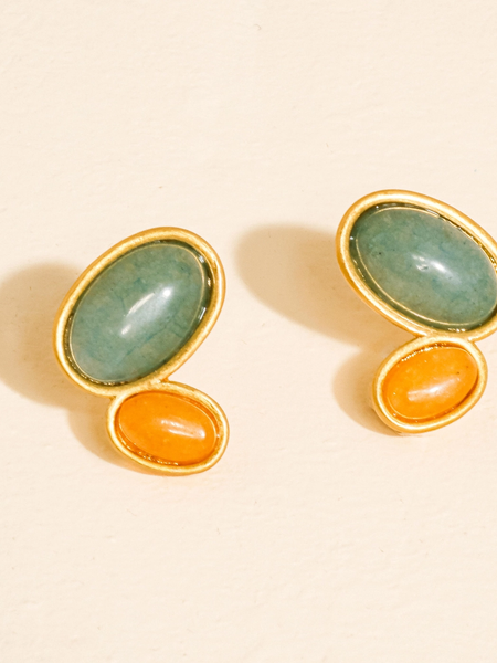 Ambar Natural Stone Earrings