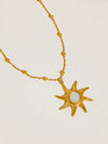 Astoria Sun Pendant Necklace