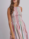 Under The Big Top Maxi Dress in Multi Stripe