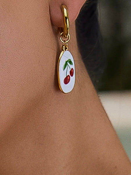 Larmes Cherry Dangle Earrings