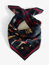 Vintage Mushroom Silk Bandana
