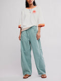 Something Good Pant in Blue Trellis Combo