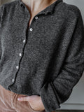 Piper Cardigan in Charcoal