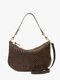 Moyen Messenger in Leather & Suede Woven Check