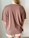 Must Be Mineral Oversized Tee in Chestnut