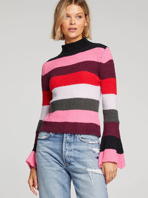 Wilcox Sweater in Multi Stripe