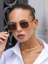 Superior Sunglasses in Gold Brown