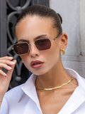 Superior Sunglasses in Gold Brown