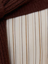 A Perfect Pair Twofer Top in Cream & Brown