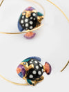 Spotted Fish Hoop Earrings