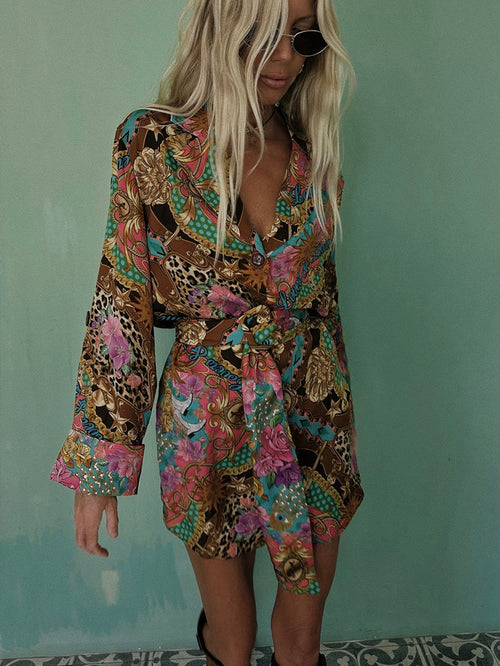 Lovers & Dreamers Blazer Dress in Cosmos Pink