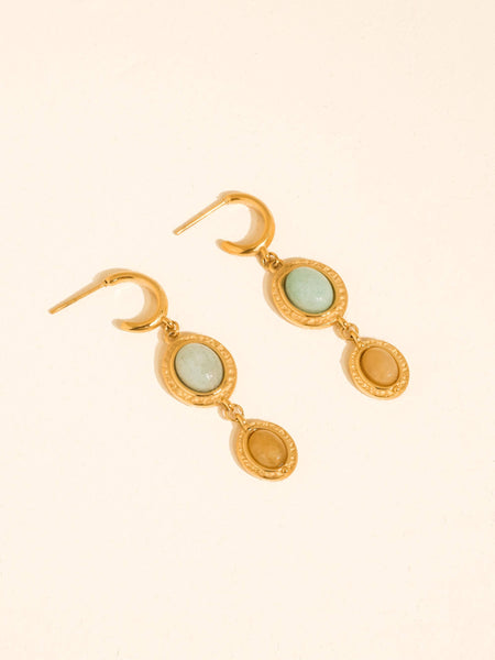 Vence Stone Drop Earrings