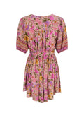Swan Lake Mini Dress in Lilac Rose