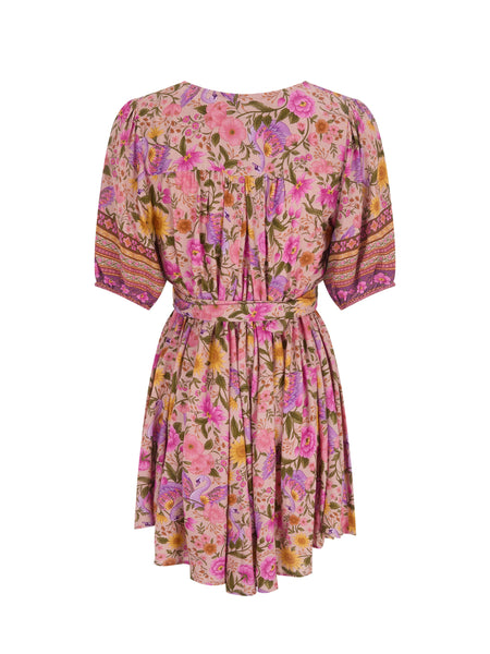 Swan Lake Mini Dress in Lilac Rose