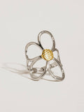 Isolde Two Tone Floral Ring