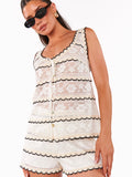 Take It Easy Tank in French Vanilla Lace