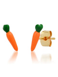 Enamel Carrot Studs