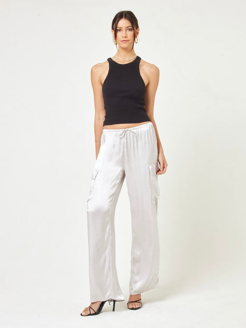 Sundown Cargo Pant in Silver