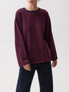Reena Oversized Tee in Velvet Navy